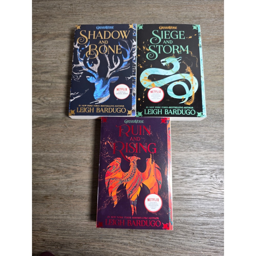 Shadow and Bone Trilogy by Leigh Bardugo Young Adult Fantasy Paperback